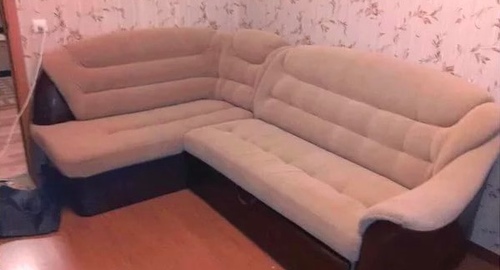 Перетяжка углового дивана. Котовск
