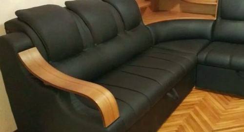 Перетяжка кожаного дивана. Котовск